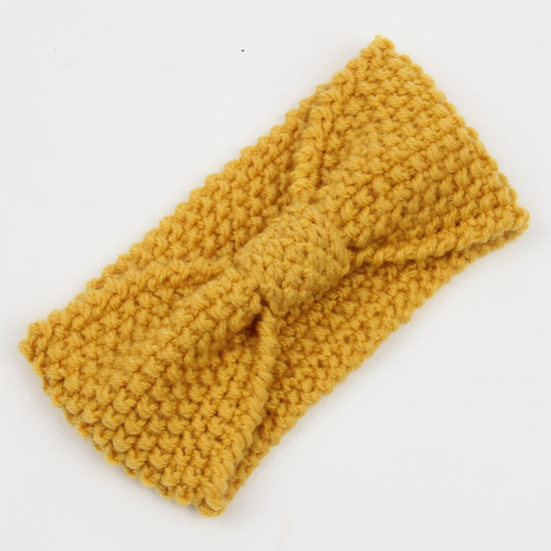 Wholesale women baby bulk fabric elastic winter wool knitted headbands Wholesale women baby bulk fabric elastic winter wool knitted headbands
