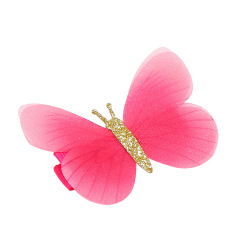 Korean Super Beauty Children's Baby Fancy Chiffon Butterfly Hair clips for Girls