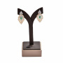 2019 fashion aaa copper Bridal wedding earrings bracelet zircon wedding jewelry sets