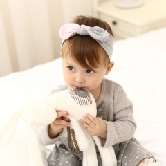 Wholesale fabric decoration hair elastic band for thick hair accessory hair bands for girls baby
