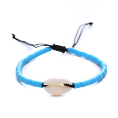Fashion boho natural seashell bracelet multicolor tassel bracelet pottery bead bracelet Fashion boho natural seashell bracelet multicolor tassel bracelet pottery bead bracelet