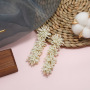 New style fashion folk-custom alloy benads long handmade earrings for women New style fashion folk-custom alloy benads long handmade earrings for women