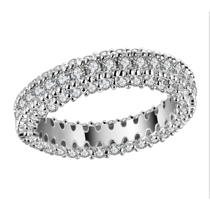 Fashion men wedding and party decoration full diamond engagement big rings