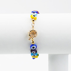 New fashion women gift bracelet charm evil eye bead friendship bracelet