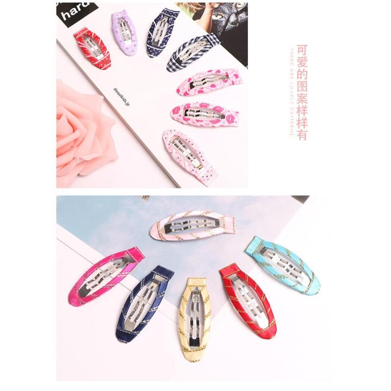 Hot Selling kids dots printed baby Snap Hair Clips for Girls hair Accessories Hot Selling kids dots printed baby Snap Hair Clips for Girls hair Accessories