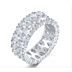 Female decorate jewelry accessories simulated oval diamond engagement rings Female decorate jewelry accessories simulated oval diamond engagement rings