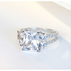 Female decorate artificial jewelry accessories big fashion diamond ring