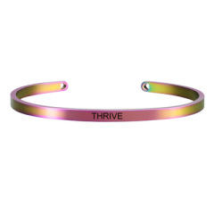 New design creative Simple Custom Letters Names Engraved Cuff Stainless Steel Bracelets