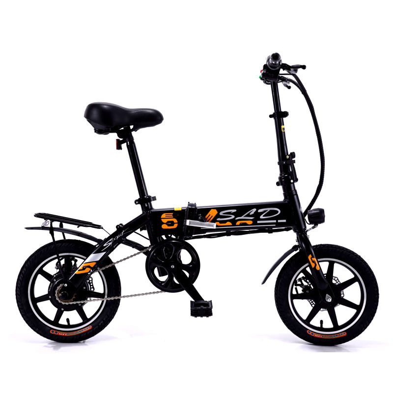 Wholesale custom logo 14 inch folding battery bicycle electric e bike for sale