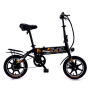 Wholesale custom logo 14 inch folding battery bicycle electric e bike for sale