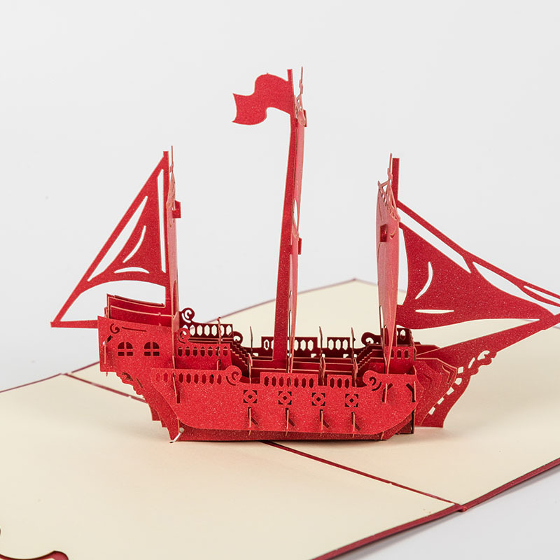 logo size custom happy birthday gift laser cutting handmade 3d pop up cards birthday