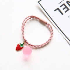 Wholesale Korean fashion cute fruits shape elastic hair ties for girls