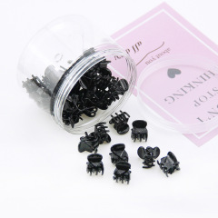 Wholesale new arrival korean 40pcs one box mini plastic hair claw clips for girls