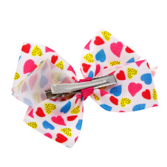 European and American 6 colors girls love jojo bows hair clip for Valentine's Day