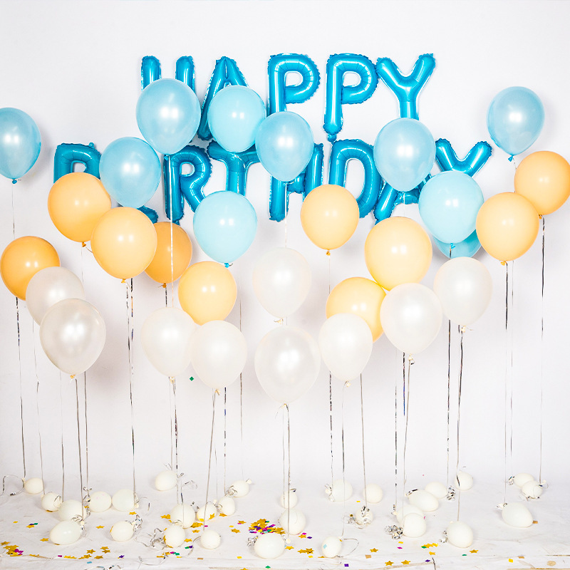 Wholesale custom color latex foil birthday balloon party decoration Wholesale custom color latex foil birthday balloon party decoration