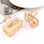 fashion bow heart shaped geometric metal hair claw for women fashion bow heart shaped geometric metal hair claw for women