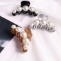 2019 fashion bulk china yiwu plastic woman pearl hair clip claws for girls 2019 fashion bulk china yiwu plastic woman pearl hair clip claws for girls