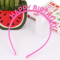 3D kids birthday party hair accessories plastic hair band headband