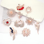 New Brooches Gold Color Buckle Scarf Clip Clothing Accessories Brooch Jewelry brooches women pins New Brooches Gold Color Buckle Scarf Clip Clothing Accessories Brooch Jewelry brooches women pins