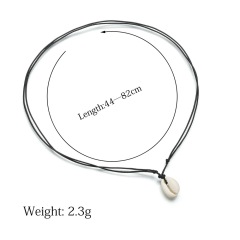 Hot sale jewelry for women chain design pendant simple conch clam shell necklace