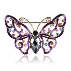 High Quality Trendy Women Jewelry Wedding Hollow Rhinestone Butterfly Brooches High Quality Trendy Women Jewelry Wedding Hollow Rhinestone Butterfly Brooches