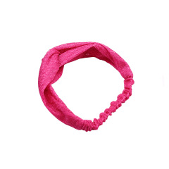 Vintage girl Hair Accessories headband Bowknot fabric solid color hair bands