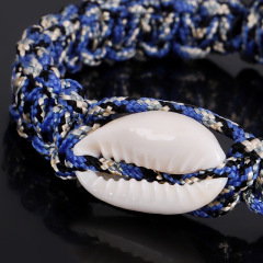 2020 new trendy fashion summer women or men shell rope woven bracelets