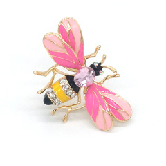 Hot Gold Jewelry butterfly brooch Custom Metal Pearl Rhinestone brooch bird bee flower Brooches Women pins
