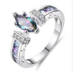 Female decorate color jewelry accessories women and men colorful ring Female decorate color jewelry accessories women and men colorful ring