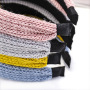 Wholesale Winter Fashion New Hair Accessories Knitting Fabric Knotted hairbands for women headband
