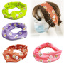 wholesale 2020 Amazon hot selling women elastic turba girls Sport nurse headbands with side buttons