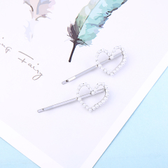 2019 hot sales love diamond princess fancy pearl bobby pins hairpins