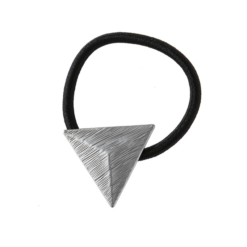 amazon hot sale High elastic Stretch Ponytail holder rope metal hair band tie metal For Women Girls
