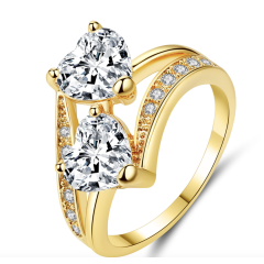 2019 Princess colorful diamond for party gemstone engagement ring