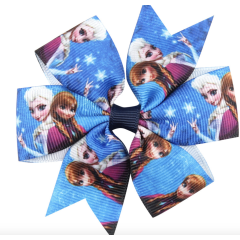 Halloween nude cosplay elsa costume baby knot bow hair clip hairband girls accessories