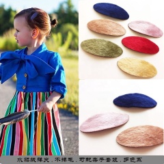 Autumn and winter new drop type children's natural kinky curly hair clip ins metal stone