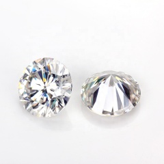 Wholesale white yellow black color moissanite round diamond raw loose moissanite
