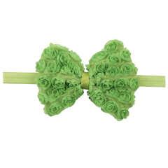 2020 Korean multi colorful elastic lace bow knot hair band girls hair accessories