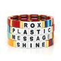 Wholesale Factory Sales Fashion Bohemia Handmade Customized Letter Enamel Bracelets