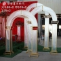 Wedding party event decorations backdrop stand round ceiling hanging Roma Pvc flower arch Wedding party event decorations backdrop stand round ceiling hanging Roma Pvc flower arch