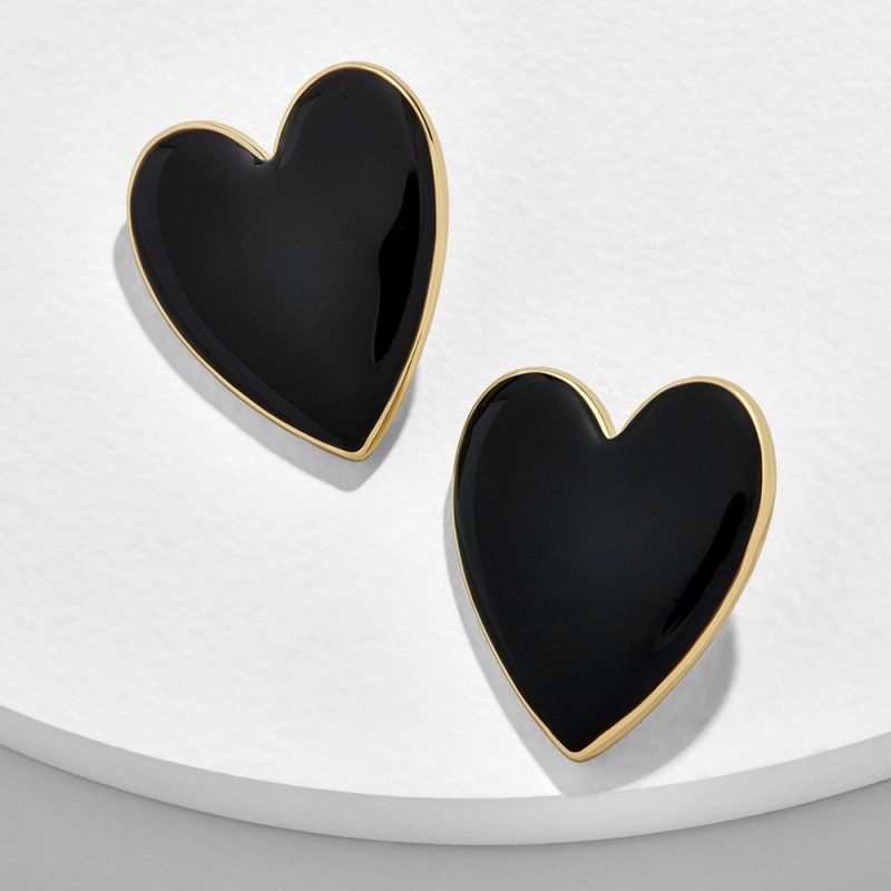 New fashion earring accessories beautiful alloy oil drip heart studs earring for women New fashion earring accessories beautiful alloy oil drip heart studs earring for women