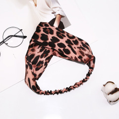 pantherine Girls Stretch headband korean ins fashion leopard girls hair bands women pantherine Girls Stretch headband korean ins fashion leopard girls hair bands women