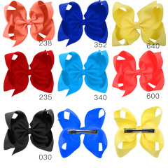 custom ins fashion fall jojo boutique babys kids girl 6 inch hair bows clips