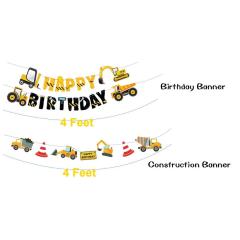 Construction Birthday Party decorations Dump Truck eco friendly party supplies