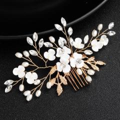 Bride Rhinestone Jewelry Pearl Hair Accessories Wedding Bridal Hair Combs Bride Rhinestone Jewelry Pearl Hair Accessories Wedding Bridal Hair Combs