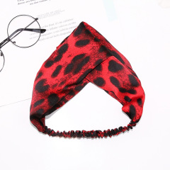 pantherine Girls Stretch headband korean ins fashion leopard girls hair bands women