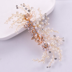 fashion pearl flower headbands wedding hair accessories bridal hair clips fashion pearl flower headbands wedding hair accessories bridal hair clips