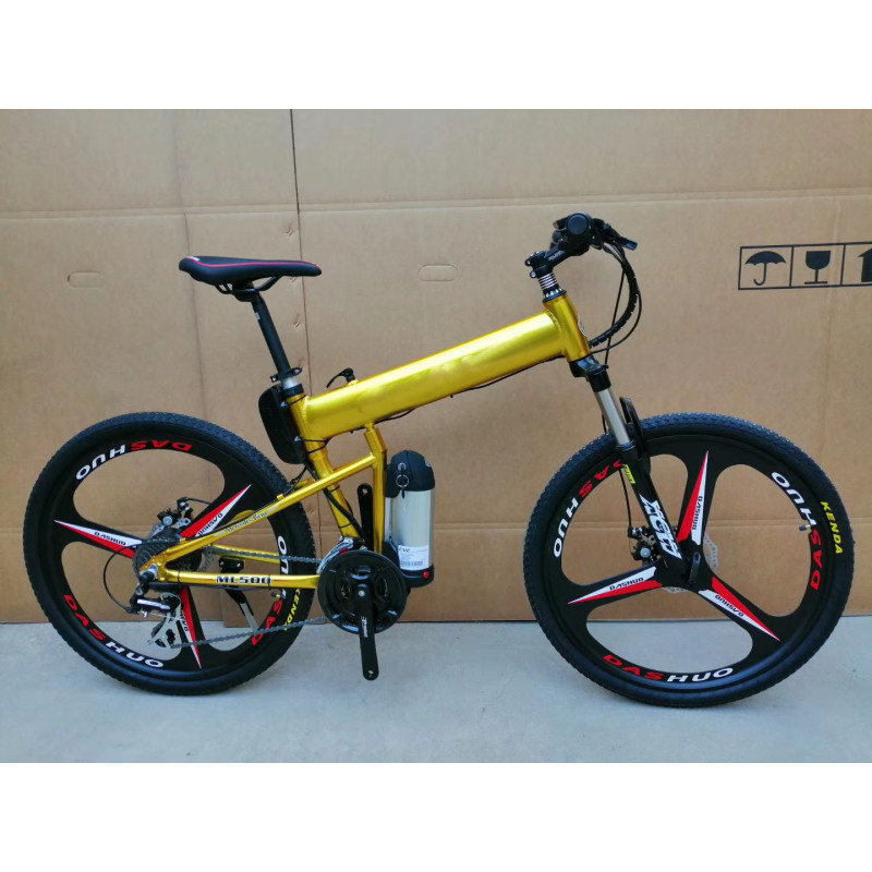 factory supply 24/26 inch speed double disc brake folding mountain bike electric bicycle factory supply 24/26 inch speed double disc brake folding mountain bike electric bicycle