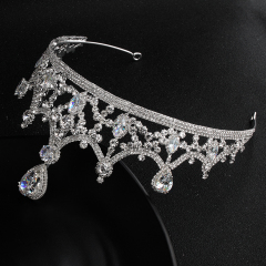 2019 Design Wholesale Bridal Wedding Rhinestone Crowns And Crystal Metal Crown Tiaras Wedding Bridal Tiara Crown