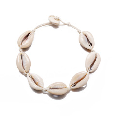 fashion Ins Amazon top sell Cheap Jewelry rope Bangle beach sea bracelet shell